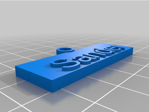 clave chaine sander personalizado 3d print model - Mito3D