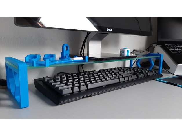 monitor stand design desk desktop riser screen 3D print model - Mito3D