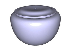 antique bowls baduk bowl goban igo weiqi 3d print model - Mito3D