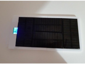 coque despeje batterie solaire bateria energia solar 3d print model - Mito3D