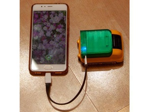 mobile charger dewalt li-ion battery 3d print model - Mito3D