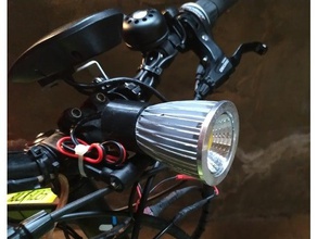 ultra helles Fahrrad Licht 3 3d print model - Mito3D