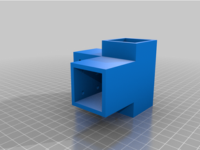 center bracket 3x3 profile xyz 3d print model - Mito3D