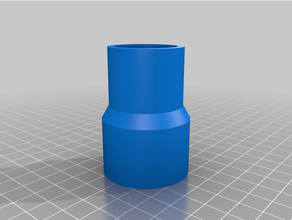 bosch pex 125a-1 vacuum cleaner adapter 35mm customized 3d print model - Mito3D