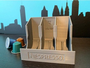 nespresso capsules dispenser caf coffee machine distributeur kitchen tool holder stand 3d print model - Mito3D