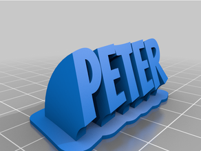 peter customized 3d print model - Mito3D