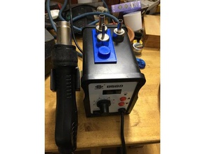 heat gun nozzle holder electronics heatsink nozzles box 3d print model - Mito3D