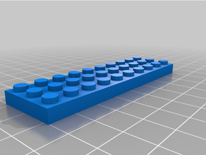 personnalisé lego compatible 10x3brick 3d print model - Mito3D