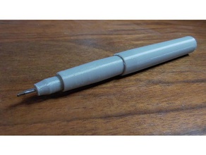 meccanica penna pen 3d print model - Mito3D