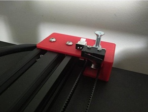 belt holder anet et4 bed cama correa eje mejora refuerzo reinforcement tensor upgrade 3d print model - Mito3D