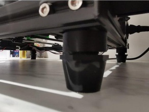 pied reglable pour anet a8 ou autre verstellbarer Fuß 3d print model - Mito3D