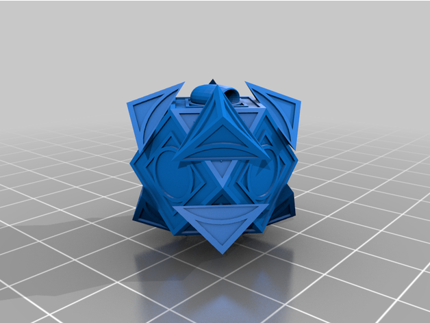 jedi holokron charm küpe 3D print model - Mito3D