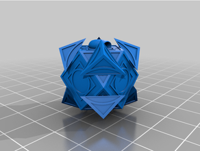 jedi holocron charme brincos 3d print model - Mito3D