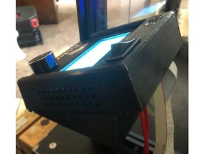 ender 5 panel control cubierta bandeja alimentación interruptor lector tarjetas sd 3d print model - Mito3D