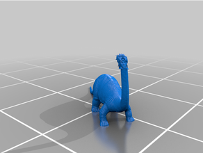 dio brontosaurus bronto Dinosaurier brando jojo jojos jojosbizzareadventure bizarre 3d print model - Mito3D
