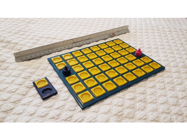 isolation board game 3D print model - Mito3D