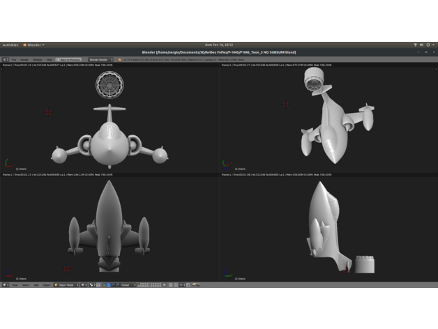 brinquedo avião f 104s starfighter 3D print model - Mito3D