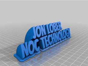 jon noc customized 3d print model - Mito3D
