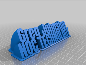 greg noc customized 3d print model - Mito3D