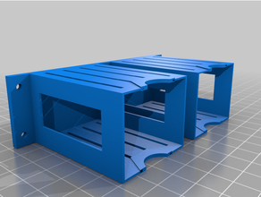 double 3s lipo case base holder 3d print model - Mito3D