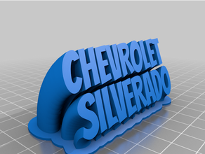 chevy silverado personalizado 3d print model - Mito3D