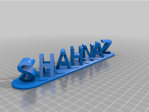 shahnaz athik misura 3d print model - Mito3D