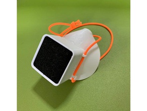 wiederverwendbare Gesichtsmaske waschbar gesichtsanpassung austauschbaren hepa filter 3d print model - Mito3D