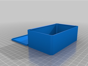 angepasste snap fit electronics project box Gehäuse 120x70x40 kundengebundene 3d print model - Mito3D