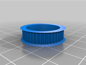 parametric pulley - improved gt2 idler 3d print model - Mito3D