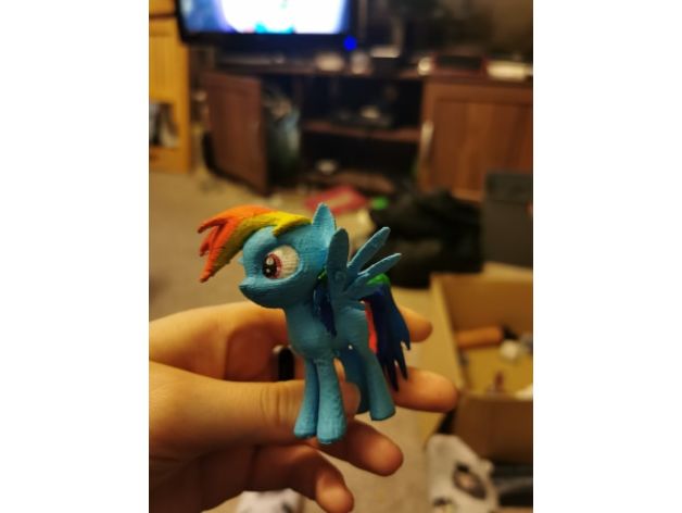 rainbow dash pony 3D print model - Mito3D