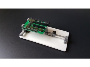 pcb holder component soldering support vise 3d print model - Mito3D