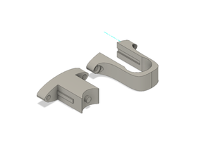replacement shower bracket mounting 3d print model - Mito3D