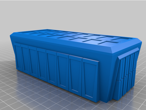 star wars legion scale large cargo container terrain scatter sci fi box crate space starwars 3d print model - Mito3D