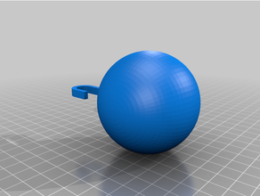 christmas ball 3d print model - Mito3D
