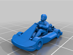 go kart conductor carreras rallyman gt 3d print model - Mito3D