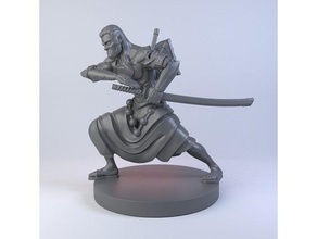 moteur samouraï miniature samurai table 3d print model - Mito3D