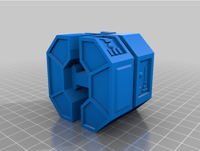 star wars legion scale republic fuel container 3d print model - Mito3D