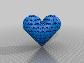heart hearts 3d print model - Mito3D