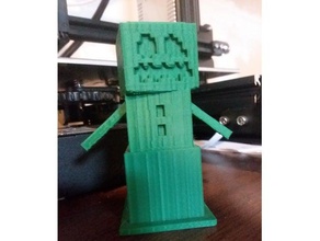 minecraft boneco neve 3d print model - Mito3D