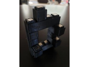 magnetici blocchi costruzione magnete 3d print model - Mito3D