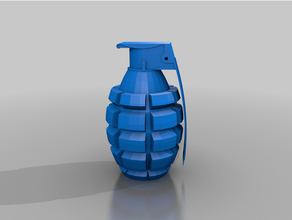 hand grenade repaired pin 3d print model - Mito3D