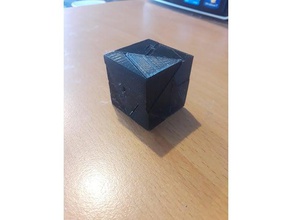 esperto cubo puzzle difficile coda rondine 3d print model - Mito3D