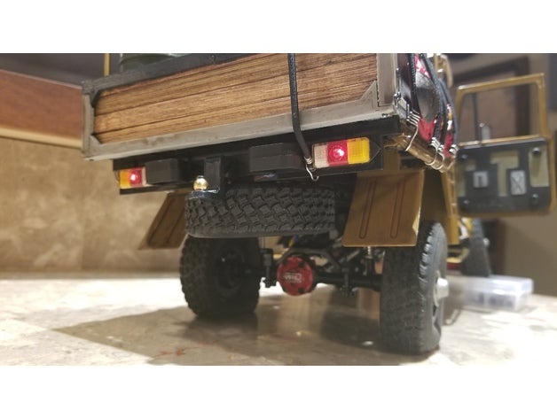 wpl c44 progetto luci coda c34 rc camion rock crawler luce posteriore toyota 3D print model - Mito3D