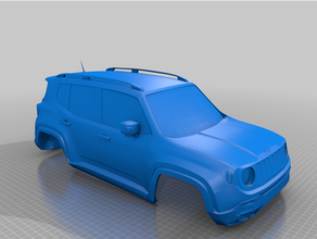 jeep renegade 300 mm empattement 3d print model - Mito3D