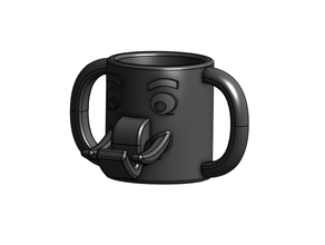 elephant coffee cup elephants 3d print model - Mito3D