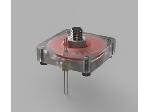 basic angular velocity sensor disc diy geschwindigkeit ldr led lichtsensor light reflector wheel winkelgeschwindigkeit 3d print model - Mito3D