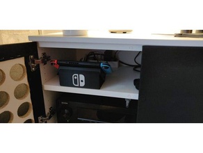 nintendo Schalter gewinkelt dock stand wechseln switch 3d print model - Mito3D