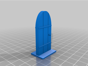basit kapı 28 mm zindan keşfetmek 3d print model - Mito3D