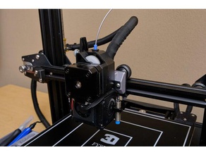 hiprecy leo extruder hotend brace 3d print model - Mito3D