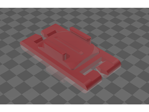 gopro strap mount slotted 3d print model - Mito3D